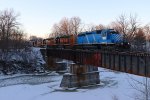 Wheeling 228 over the Huron River